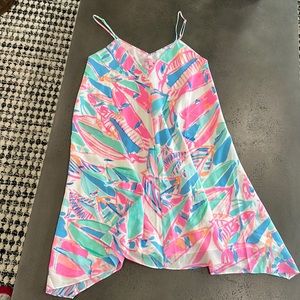 NWOT Lilly Pulitzer Clara dress S in OUT TO SEA print